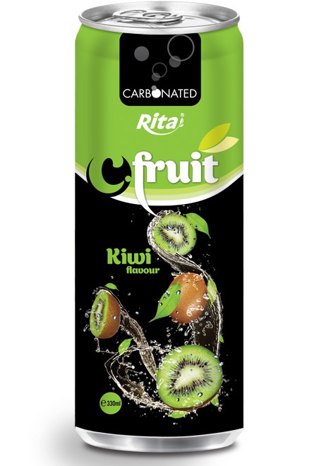 carbonated kiwi juice